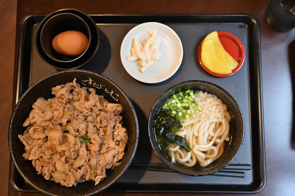 豚丼讃岐うどん小セット